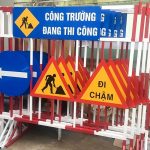Nhận làm biển báo giao thông, biển báo công trình tại Hà Nội