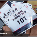 Làm thẻ giữ xe mica giá rẻ tại Hà Nội / Lấy ngay giao miễn phí